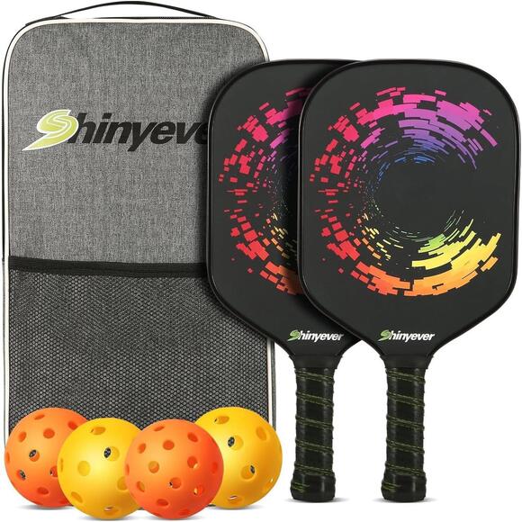 Other - Shinyever Premium Pickleball Paddle Set with Balls and Carry Bag